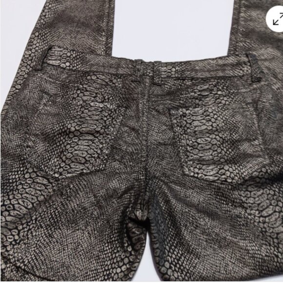 Grane Womens Juniors 13 Jeggings Snakeskin Print‎ Low Rise Stretch Pants D1 - Picture 12 of 12